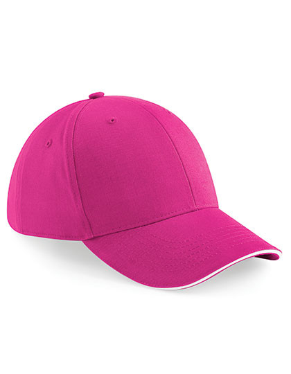 Beechfield Athleisure 6 Panel Cap Fuchsia