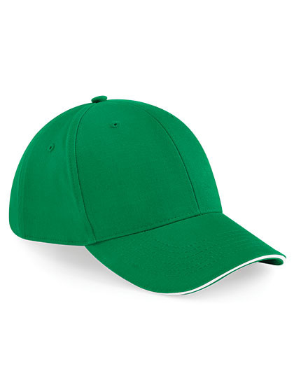 Beechfield Athleisure 6 Panel Cap Kelly Green