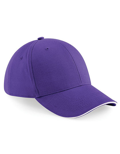 Beechfield Athleisure 6 Panel Cap Purple