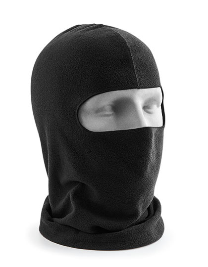 Beechfield Microfleece Balaclava Black