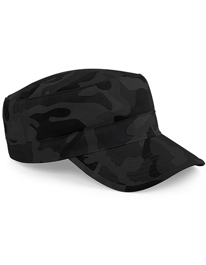 Beechfield Camo Army Cap Midnight Camo