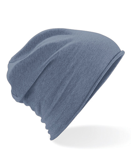 Beechfield Jersey Beanie Denim Blue