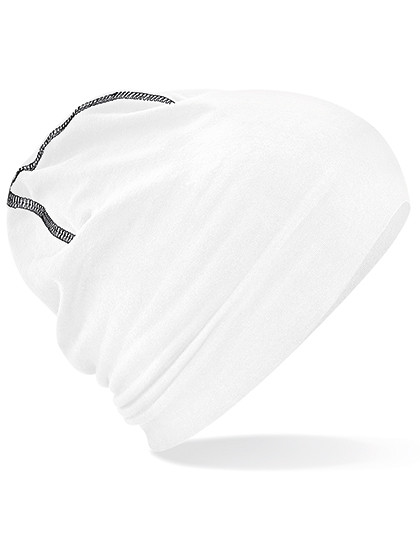 Beechfield Hemsedal Cotton Beanie White