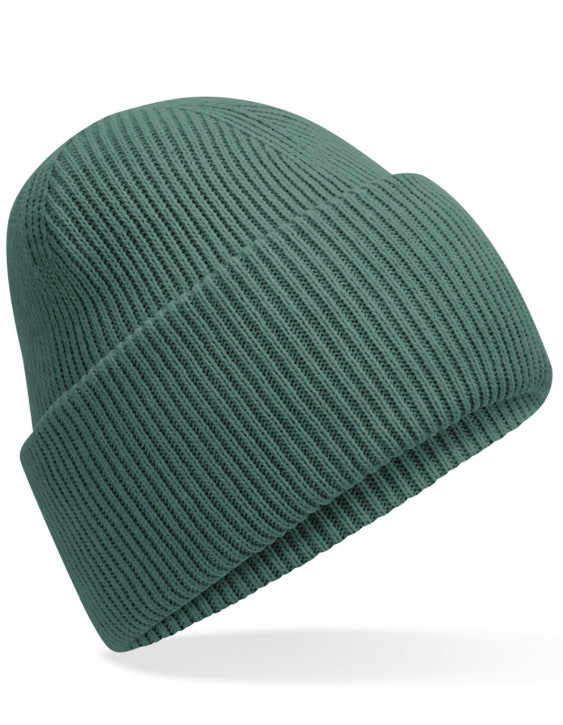 Beechfield Classic Engineered Deep Cuffed Beanie Marine Green