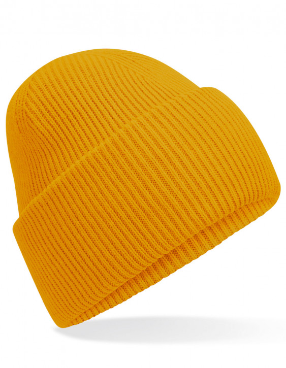 Beechfield Classic Engineered Deep Cuffed Beanie Mustard