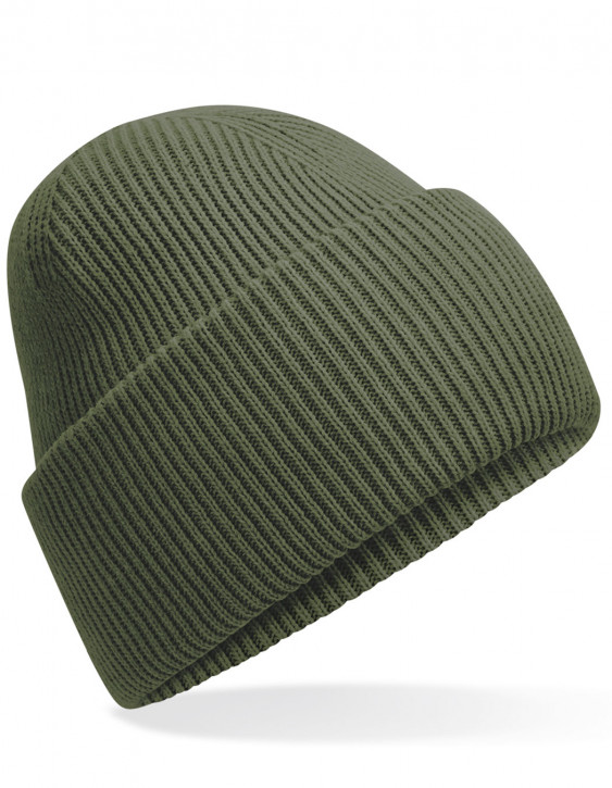 Beechfield Classic Engineered Deep Cuffed Beanie Olive Green