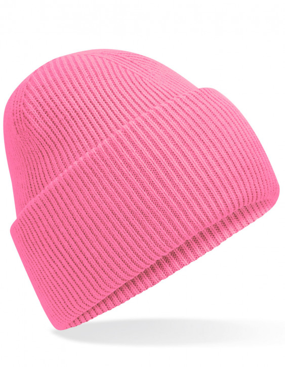 Beechfield Classic Engineered Deep Cuffed Beanie True Pink