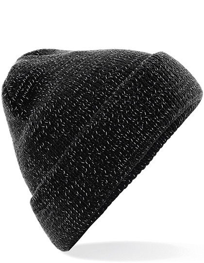 Beechfield Reflective Beanie Black