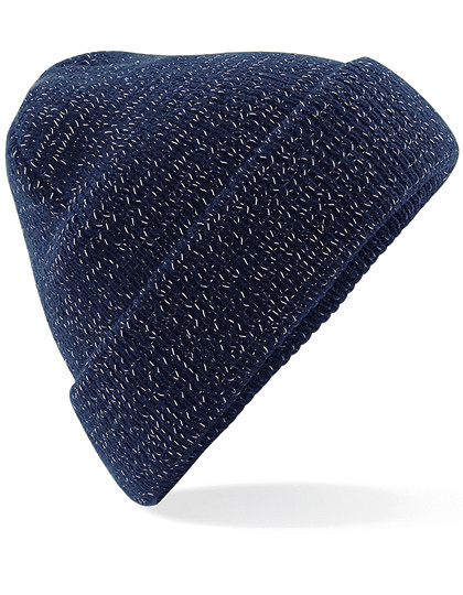 Beechfield Reflective Beanie French Navy