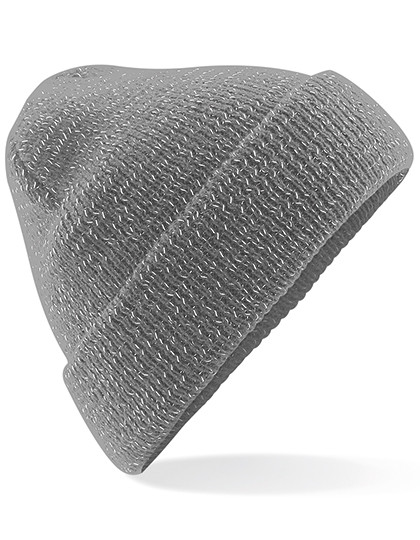 Beechfield Reflective Beanie Graphite Grey