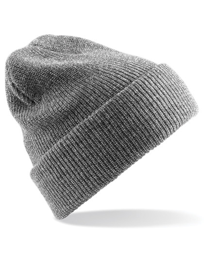 Beechfield Heritage Beanie Heather Grey