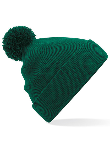 Beechfield Original Pom Pom Beanie Bottle Green