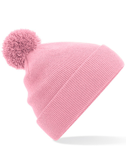 Beechfield Original Pom Pom Beanie Dusky Pink