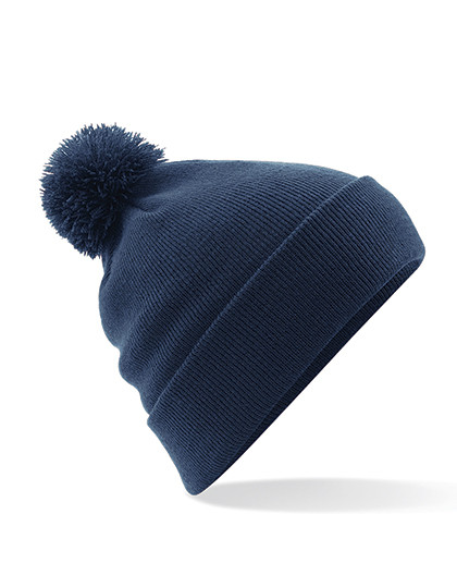 Beechfield Original Pom Pom Beanie French Navy