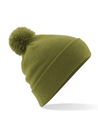 Beechfield Original Pom Pom Beanie Moss Green