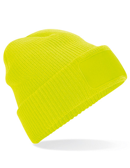 Beechfield Thinsulate™ Patch Beanie Fluorescent Yellow