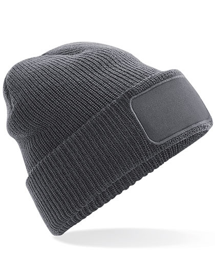 Beechfield Thinsulate™ Patch Beanie Graphite Grey