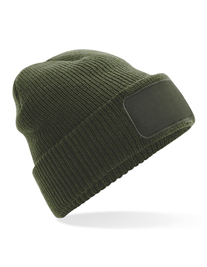 Beechfield Thinsulate™ Patch Beanie Olive Green