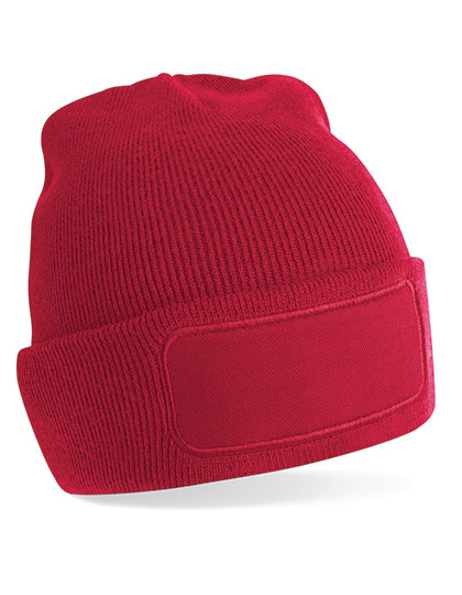 Beechfield Original Patch Beanie Classic Red