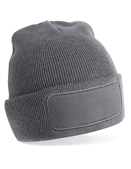 Beechfield Original Patch Beanie Graphite Grey