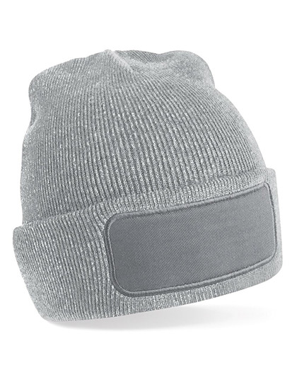 Beechfield Original Patch Beanie Heather Grey