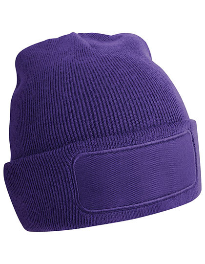 Beechfield Original Patch Beanie Purple