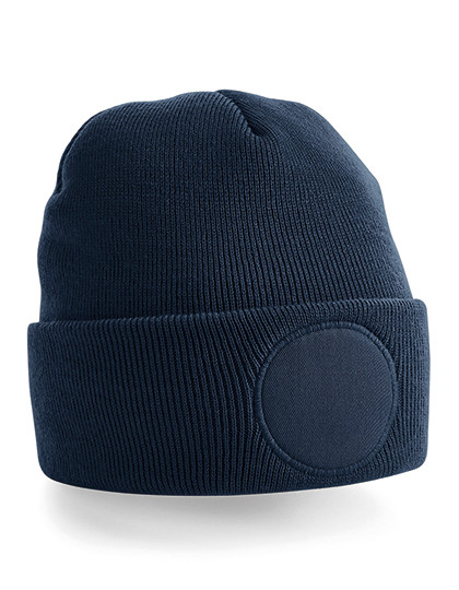 Beechfield Circular Patch Beanie French Navy