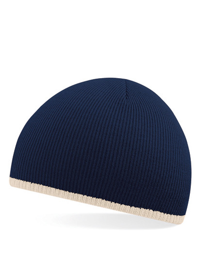 Beechfield Two-Tone Pull-On Beanie French Navy