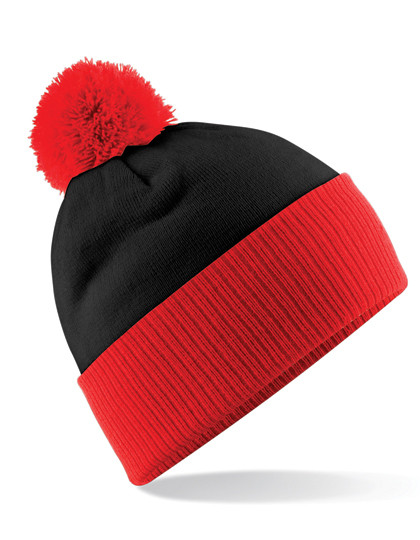 Beechfield Snowstar® Two-Tone Beanie Black