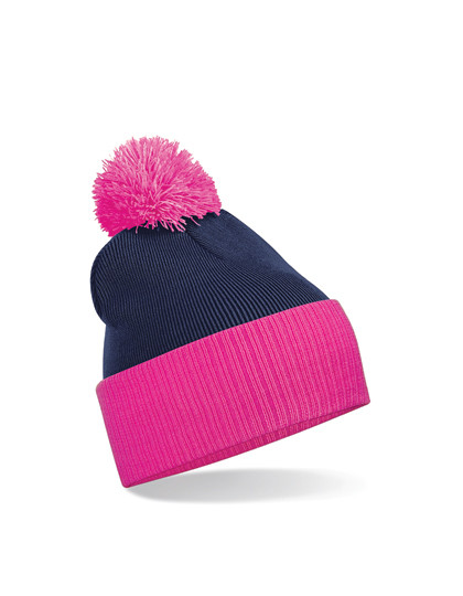 Beechfield Snowstar® Two-Tone Beanie French Navy
