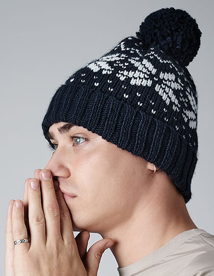 Beechfield Fair Isle Snowstar® Beanie