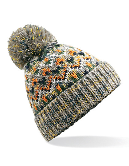 Beechfield Blizzard Bobble Beanie Forager Fusion