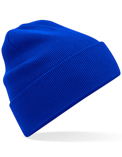 Beechfield Organic Cotton Original Cuffed Beanie Bright Royal