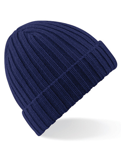 Beechfield Chunky Ribbed Beanie Oxford Navy