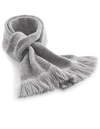 Beechfield Classic Knitted Scarf Heather Grey