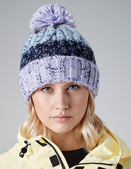 Beechfield Corkscrew Pom Pom Beanie