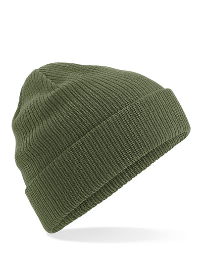 Beechfield Organic Cotton Beanie Olive Green