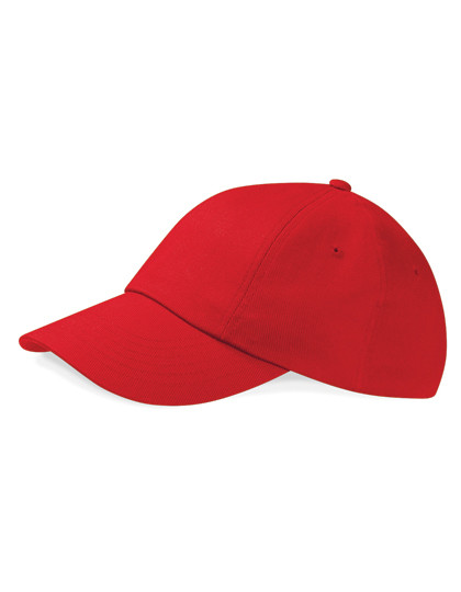 Beechfield Low Profile Heavy Cotton Drill Cap Classic Red