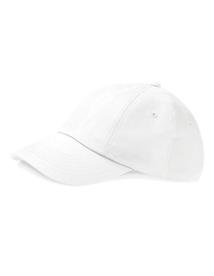 Beechfield Low Profile Heavy Cotton Drill Cap White