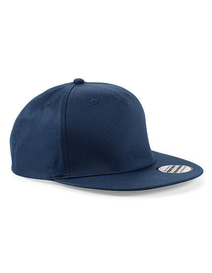 Beechfield 5 Panel Snapback Rapper Cap French Navy