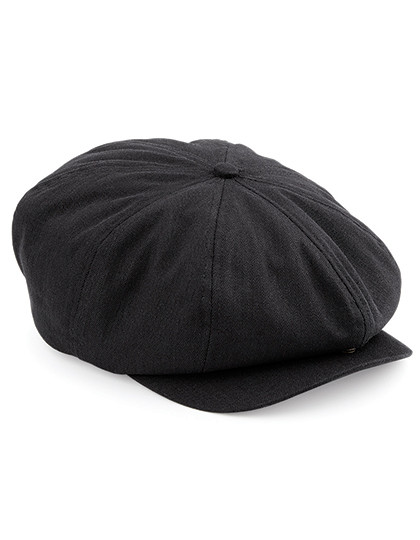 Beechfield Newsboy Cap Black