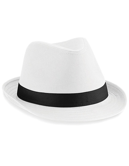 Beechfield Fedora White