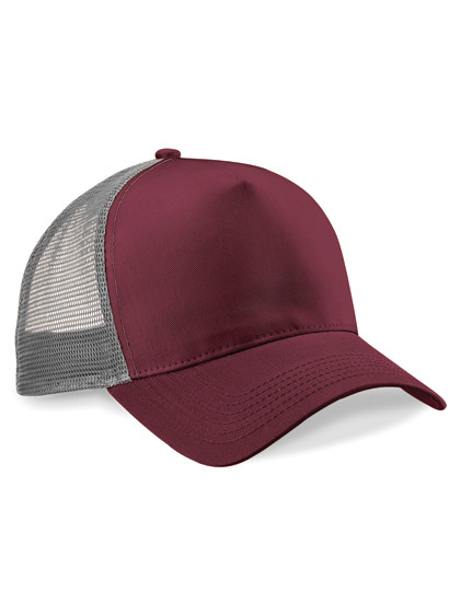 Beechfield Snapback Trucker Burgundy