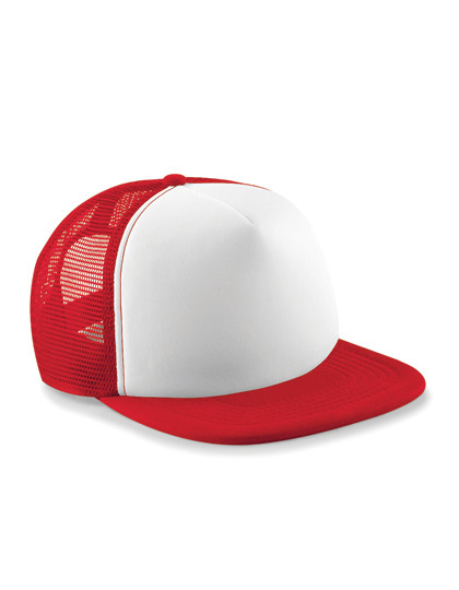 Beechfield Vintage Snapback Trucker Cap Classic Red