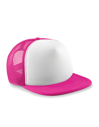 Beechfield Vintage Snapback Trucker Cap Fuchsia