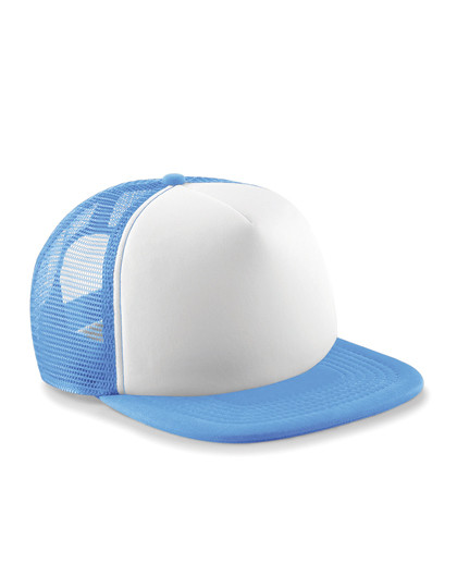 Beechfield Vintage Snapback Trucker Cap Sky Blue