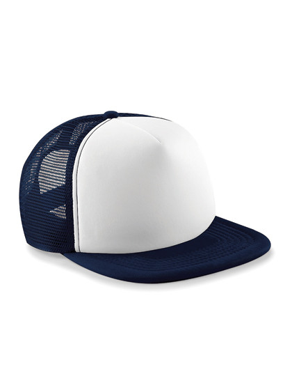 Beechfield Junior Vintage Snapback Trucker French Navy