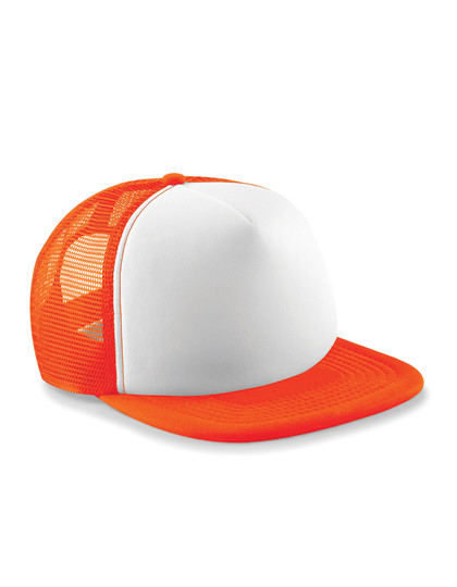 Beechfield Junior Vintage Snapback Trucker Orange