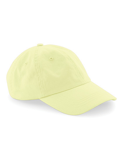 Beechfield Low Profile 6 Panel Dad Cap Pastel Lemon