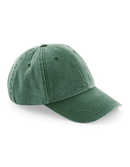 Beechfield Low Profile Vintage Cap Vintage Bottle Green